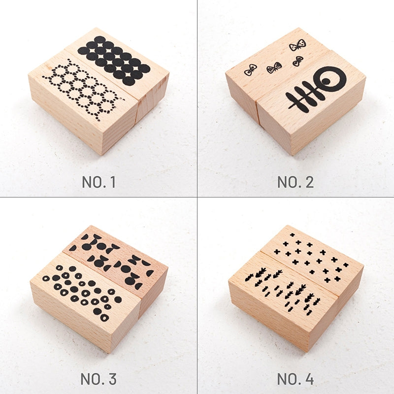 Stamprints Circle Dot Forest Series Rubber Stamps 3