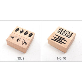 Stamprints Circle Dot Forest Series Rubber Stamps 5