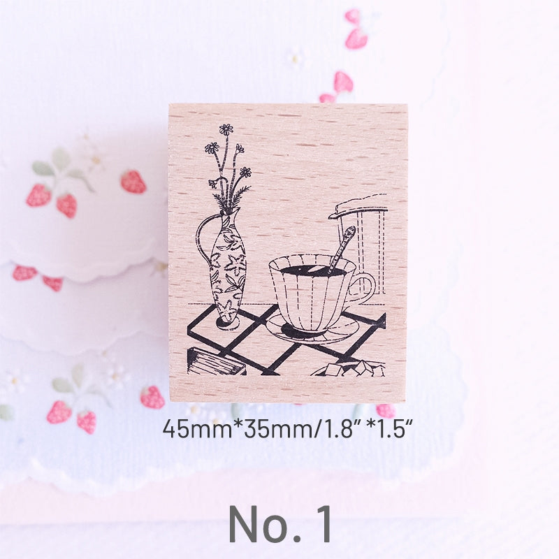 Stamprints Clear Winter Series Japanese Illustrations Rubber Stamp 3