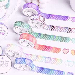 Stamprints Colored Heart Tape 1