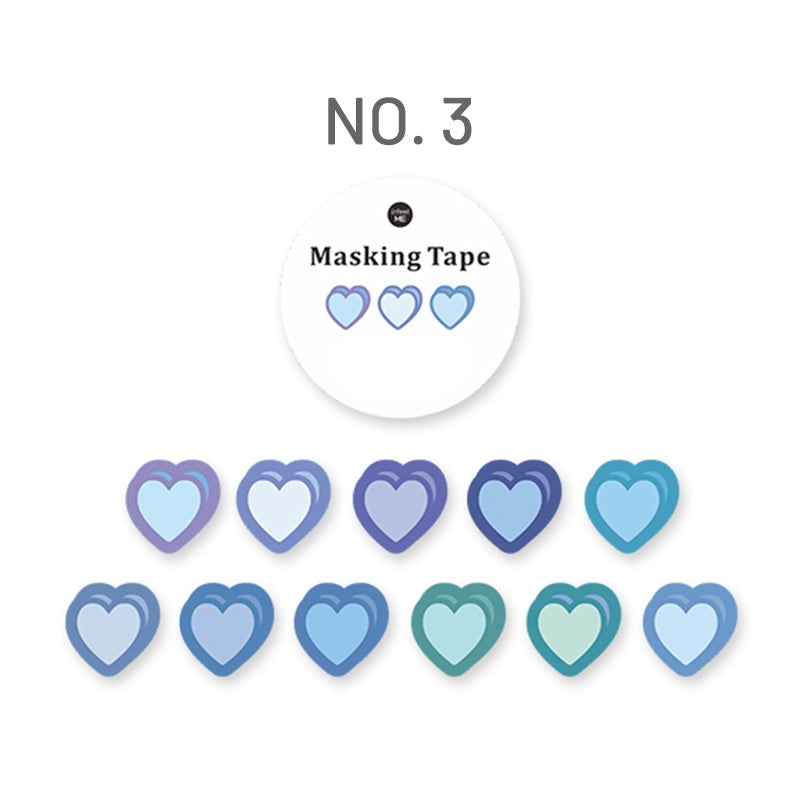 Stamprints Colored Heart Tape 6
