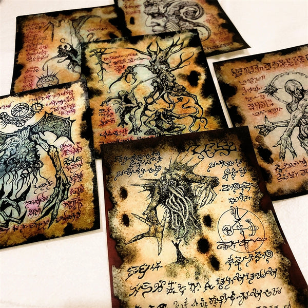 Vintage Dark Cthulhu Junk Journal Scrapbook Paper-Journal | Stamprints