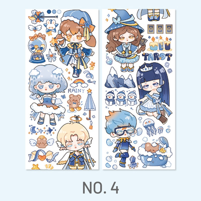 Stamprints Cute Parade Series Cartoon Characters Tape 7
