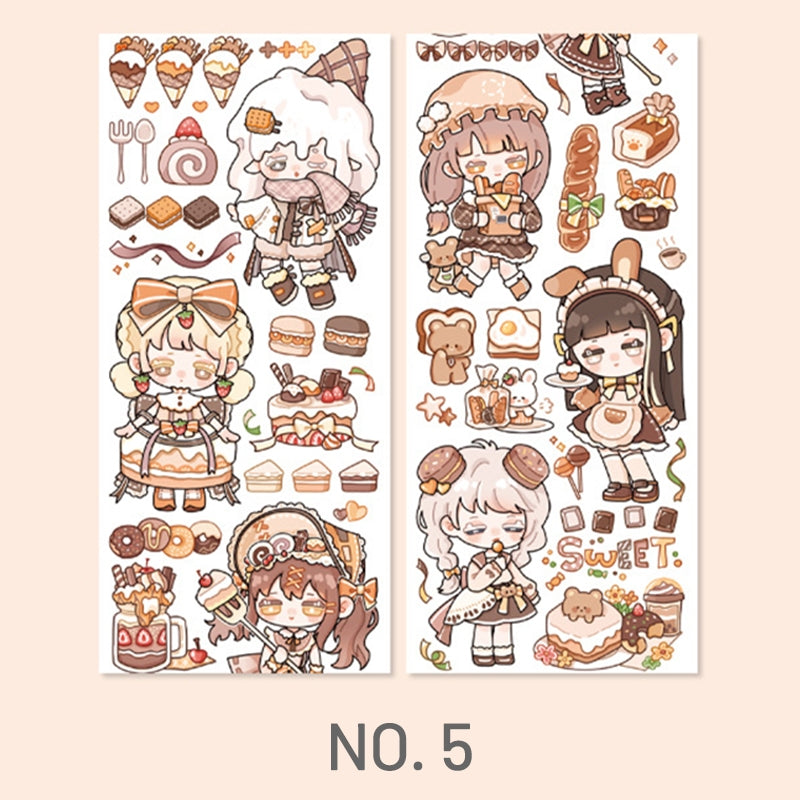 Stamprints Cute Parade Series Cartoon Characters Tape 8