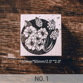 Stamprints Dream Butterfly Mushroom Rubber Stamp 4