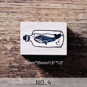 Stamprints Dream Whale Rubber Stamp 8