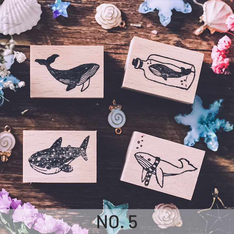 Stamprints Dream Whale Rubber Stamp 9