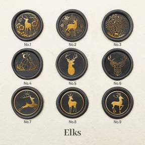 Stamprints Elk Wax Seal Stamp design