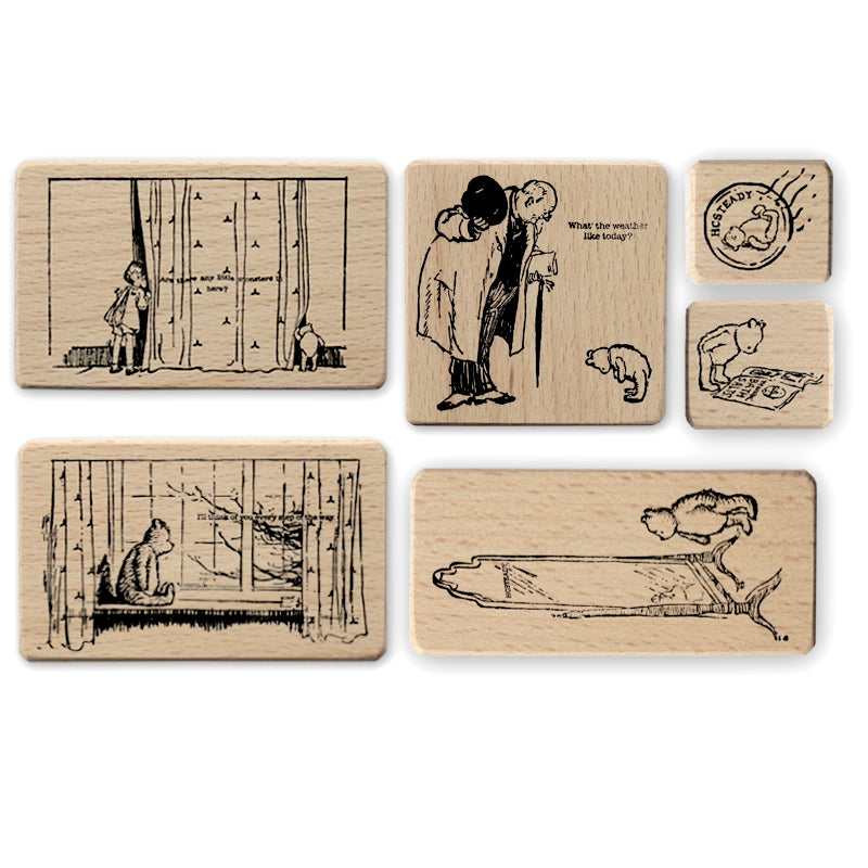 Stamprints Fairy Tale Bear Rubber Stamp 1