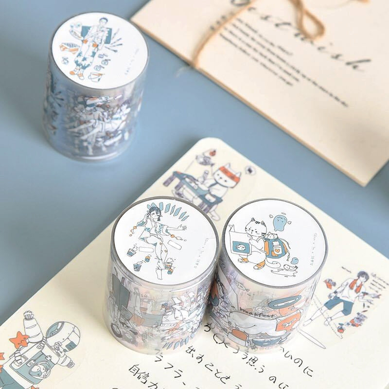 People and Pet PET Tape - Cat, Dog, Girl, Boy1
