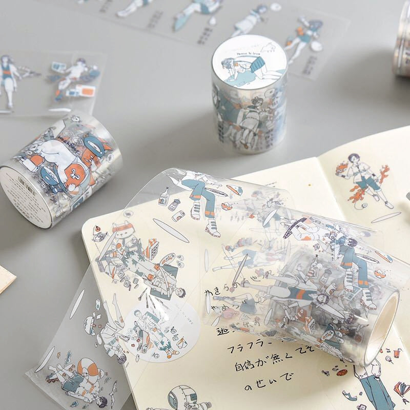 People and Pet PET Tape - Cat, Dog, Girl, Boy3
