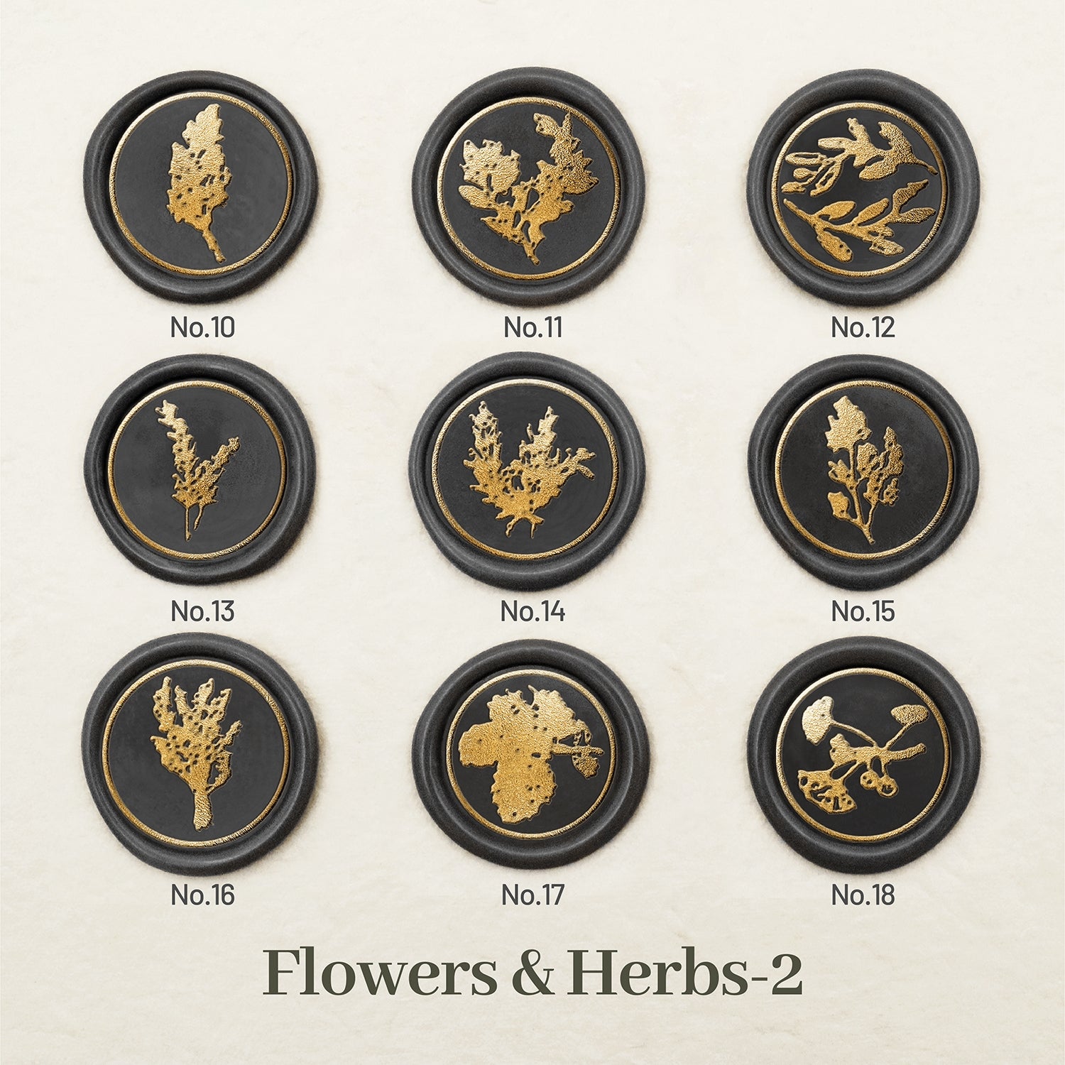 Stamprints Flowers Herbs Wax Seal Stamp design 2
