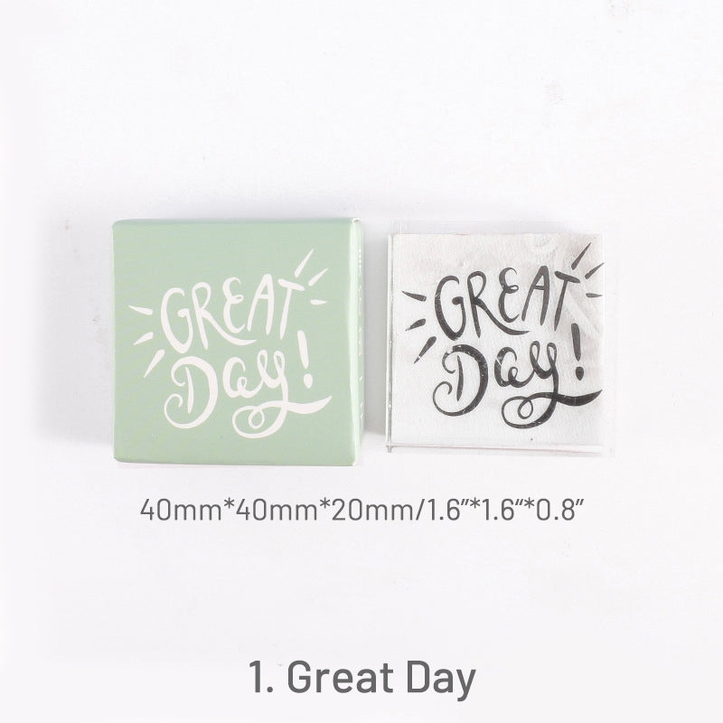 Stamprints Good Blessing Series Clear Acrylic Rubber Stamp 4
