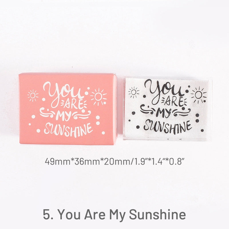 Stamprints Good Blessing Series Clear Acrylic Rubber Stamp 8