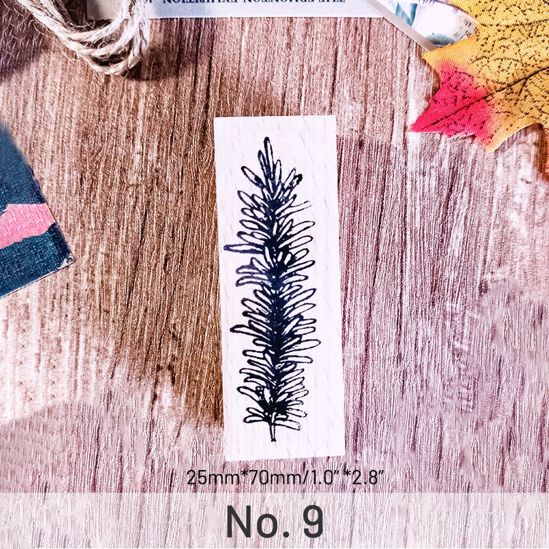 Stamprints Grass Plant Rubber Stamp 12