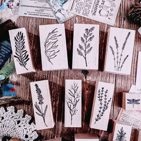 Stamprints Grass Plant Rubber Stamp 1