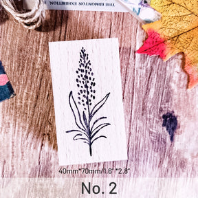 Stamprints Grass Plant Rubber Stamp 5