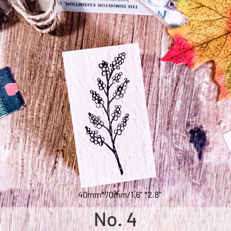 Stamprints Grass Plant Rubber Stamp 7