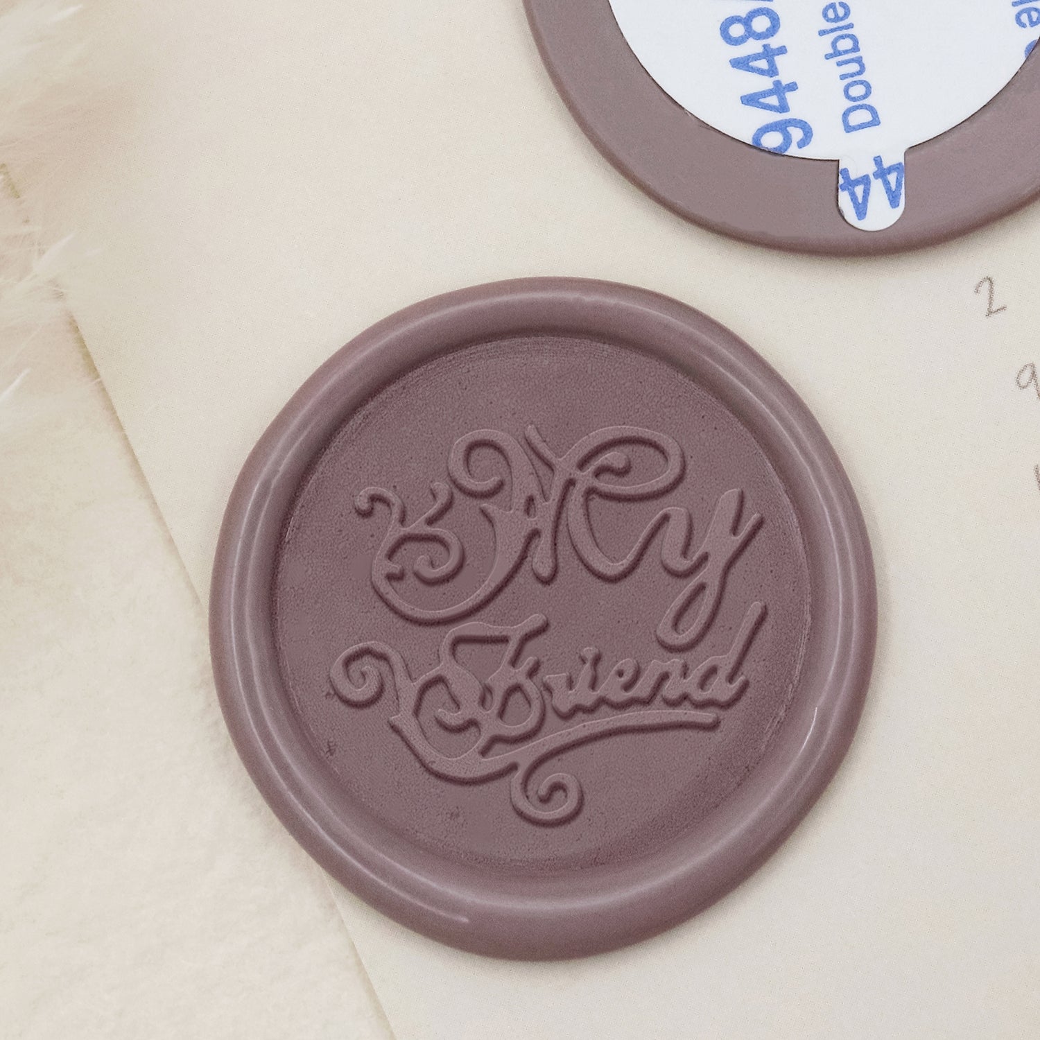 Stamprints Greeting Self-adhesive Wax Seal Stickers - My Friend 1