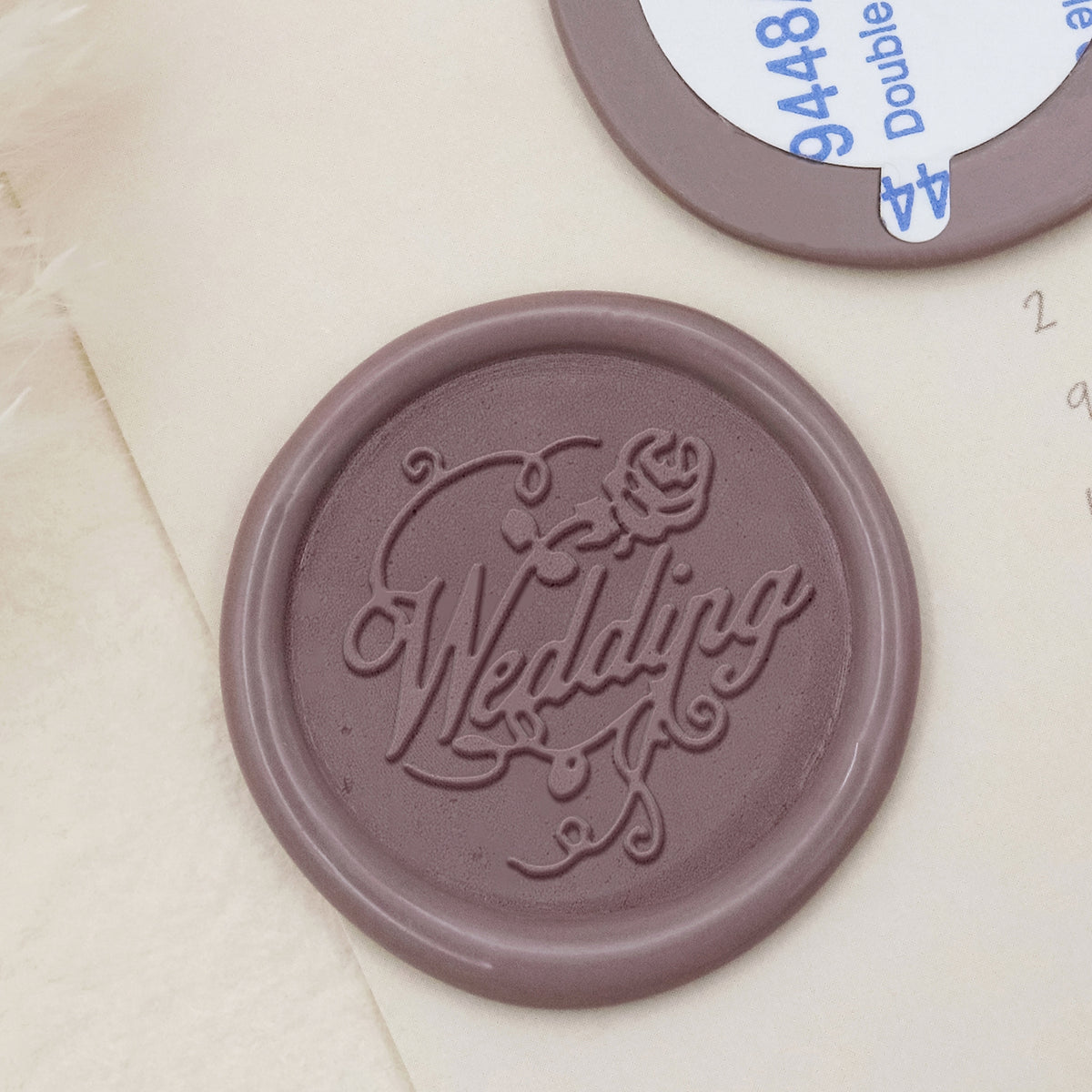 Stamprints Greeting Self-adhesive Wax Seal Stickers - Wedding 1