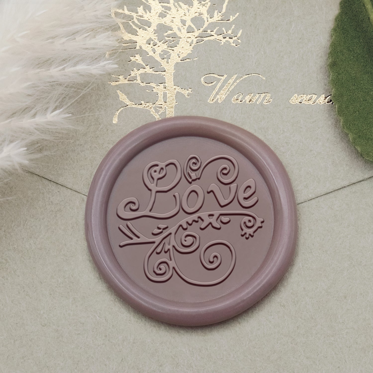 Stamprints Greeting Wax Seal Stamp - Love 1