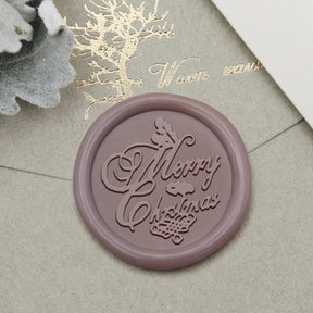 Stamprints Greeting Wax Seal Stamp - Merry Christmas 1