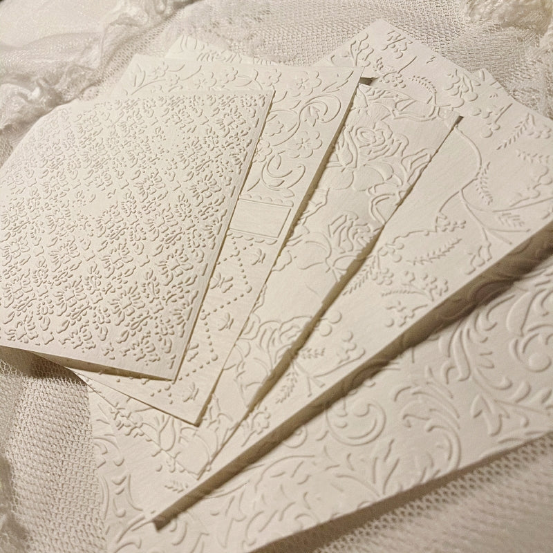 Stamprints Hand Embossed Junk Journal Premium Stock Paper 1