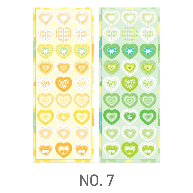 Heart-shaped Sparkle Sticker9