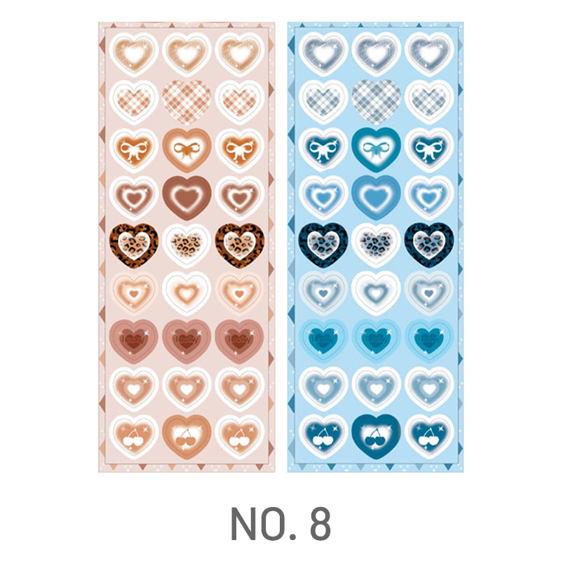 Heart-shaped Sparkle Sticker10