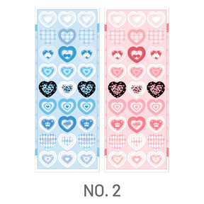 Heart-shaped Sparkle Sticker4