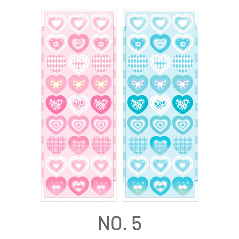 Heart-shaped Sparkle Sticker7