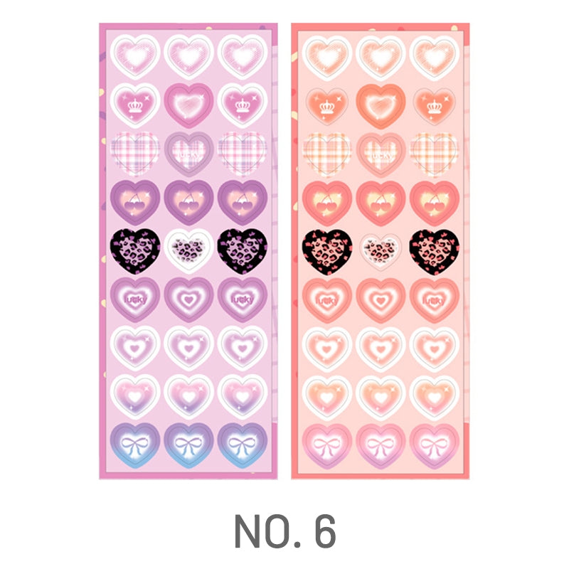 Heart-shaped Sparkle Sticker8