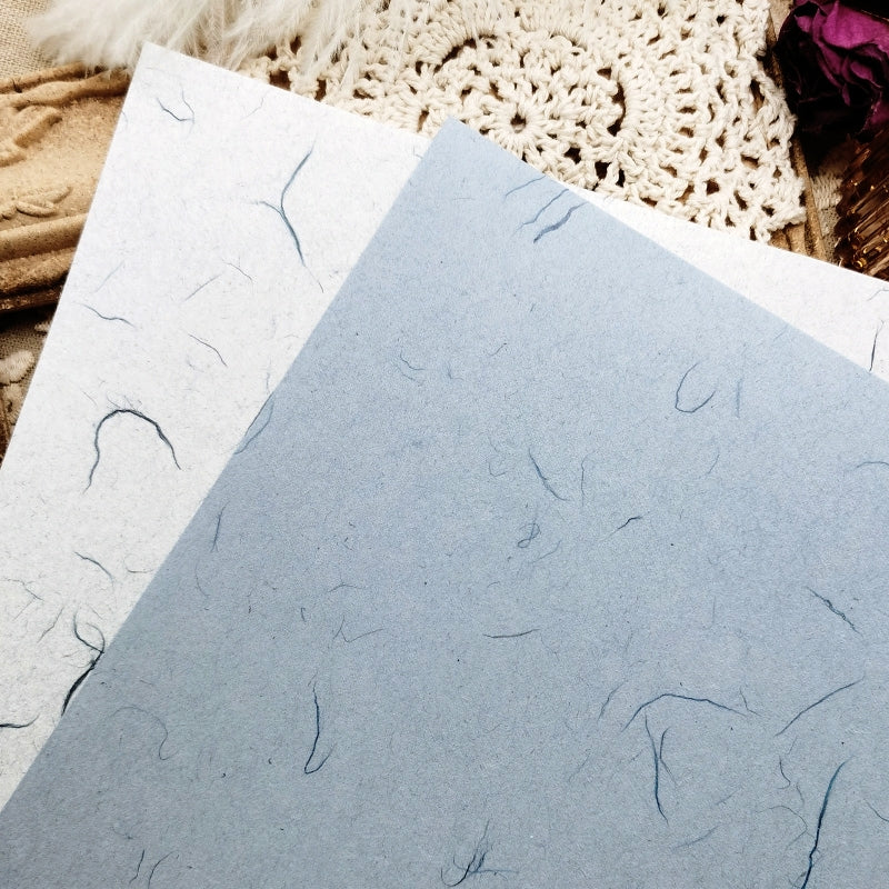 Light Grass Silk Texture Art Paper | Luxurious Journaling Supplies