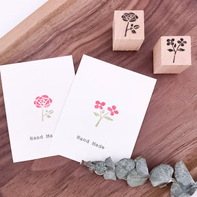 Stamprints Literary Personalized Flowers Rubber Stamp 3
