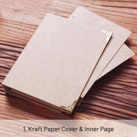 1. Kraft Paper Cover y Kraft Paper Página interna