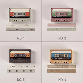 Retro Cassette Dual-Material Tape - Music, Date, Table, Arrow4