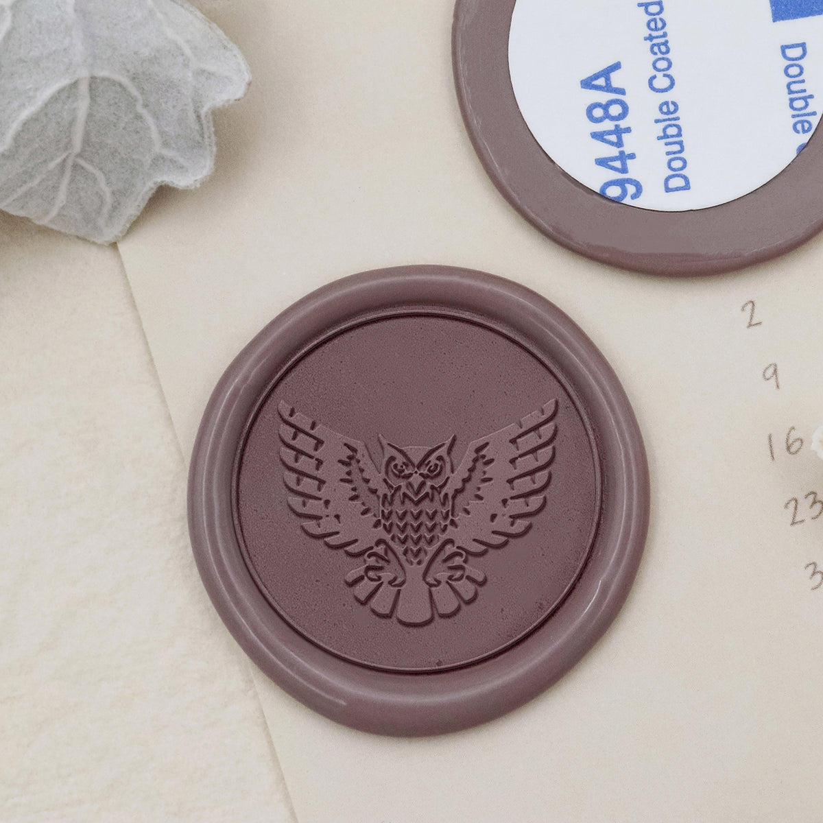Stamprints Owl Wax-adhesive Wax Seal Stickers - style 12-1