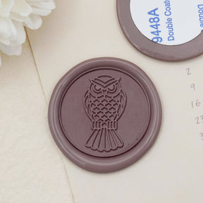 Stamprints Owl Wax-adhesive Wax Seal Stickers - style 12-1