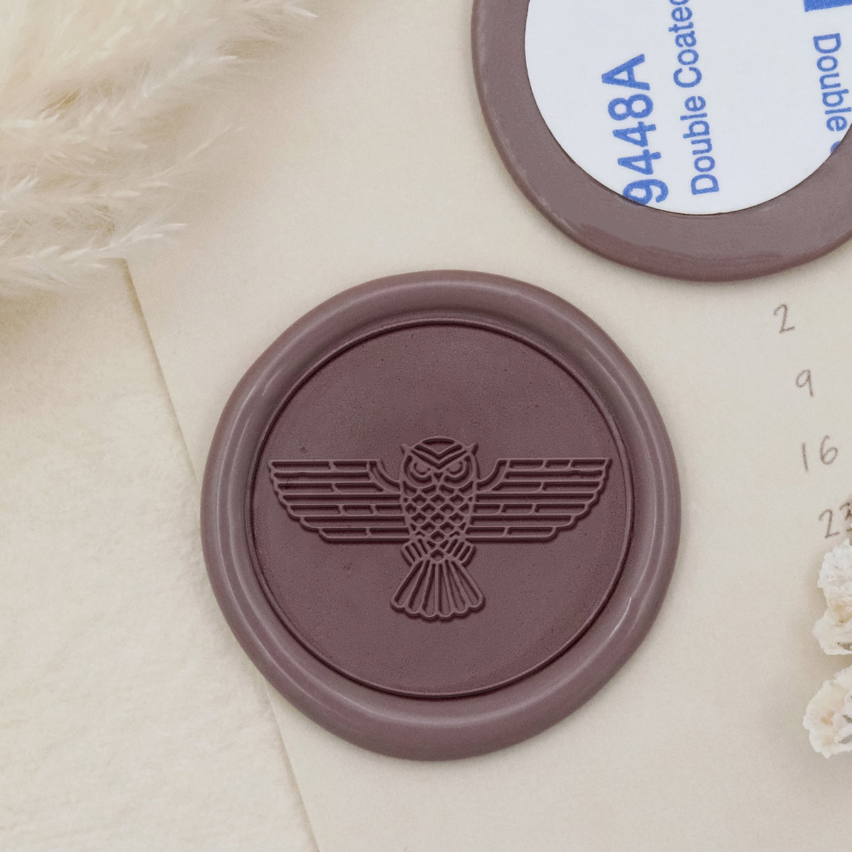 Stamprints Owl Wax-adhesive Wax Seal Stickers - style 12-1