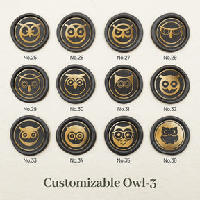 Stamprints Owl Wax Seal Stamp design 3