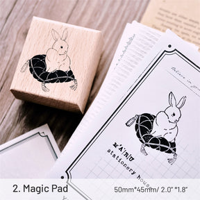 Stamprints Rabbit Dance Rubber Stamp 4
