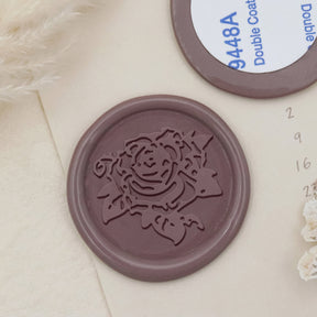 Stamprints Rose Self-adhesive Wax Seal Stickers - style 10-1