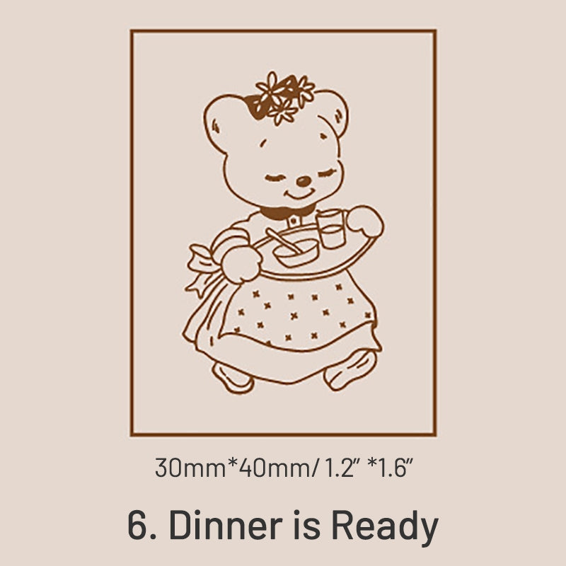 Stamprints Showa Story Series Rubber Stamp 9