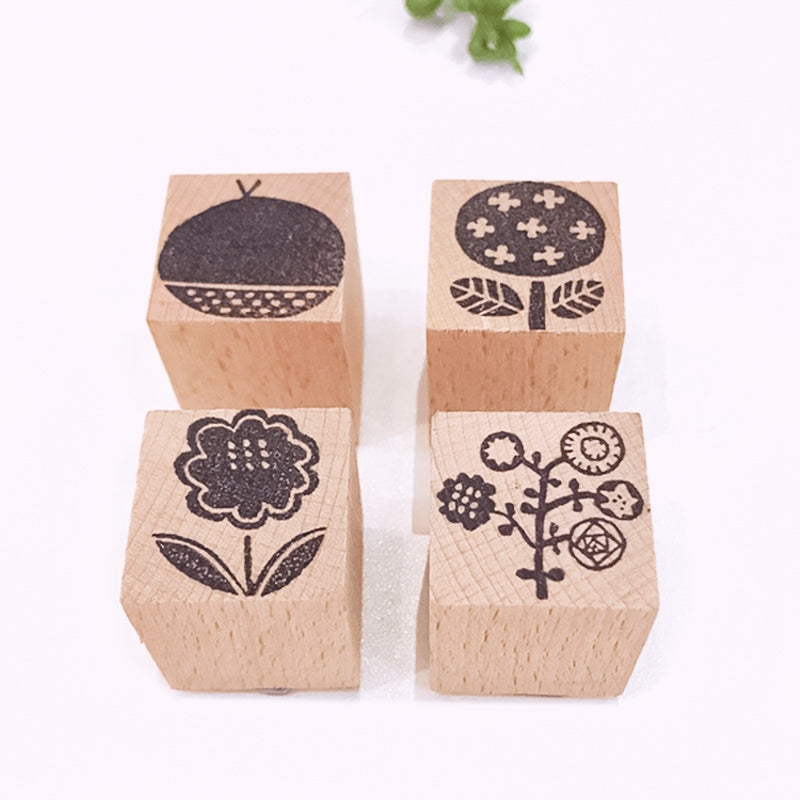 Stamprints Small Fresh Cute Plants Rubber Stamp 1