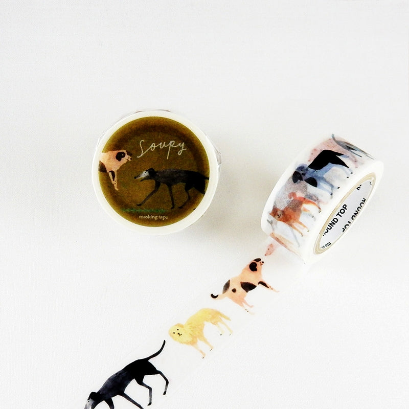 AIUEO Cartoon Animal Plant Fashion People Washi Tape1