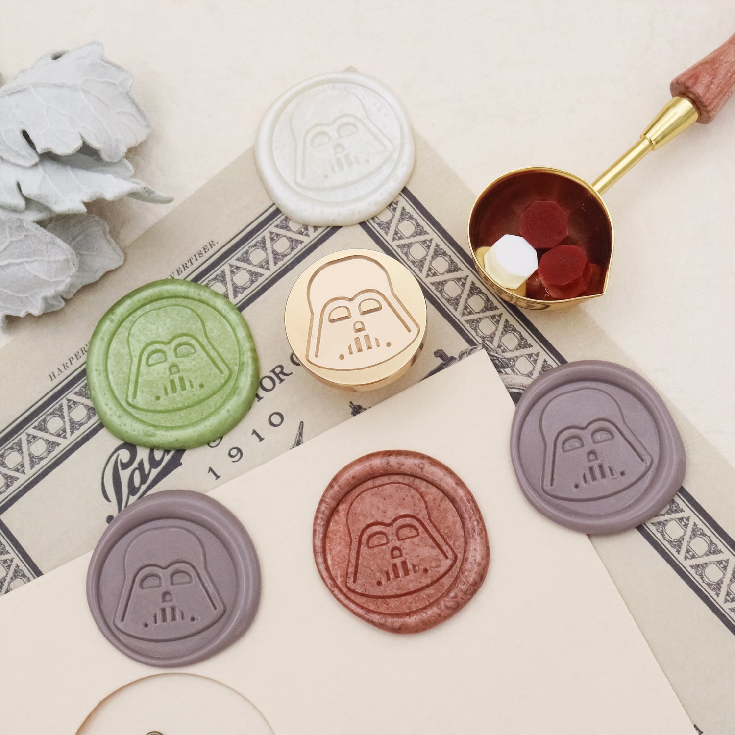  Star Wars Wax Seal Stamp Set, GANGSHA 7 Pieces Sealing
