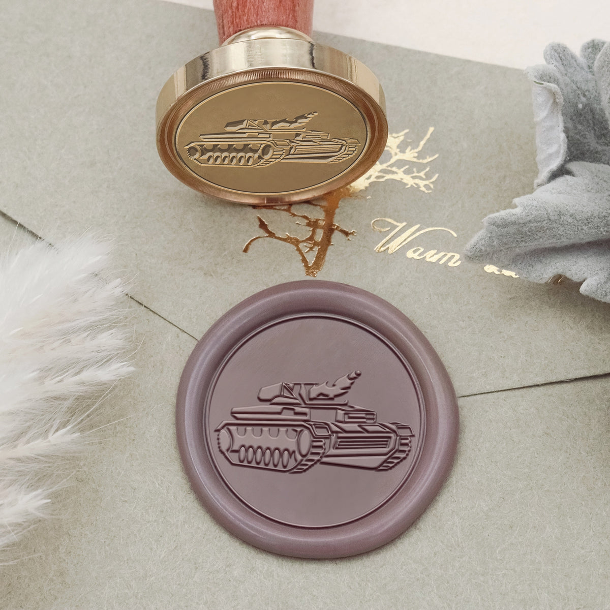 Stamprints Tank Symbol Wax Seal Stamp 2