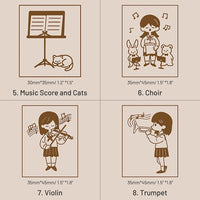 5. Music Score and Cats