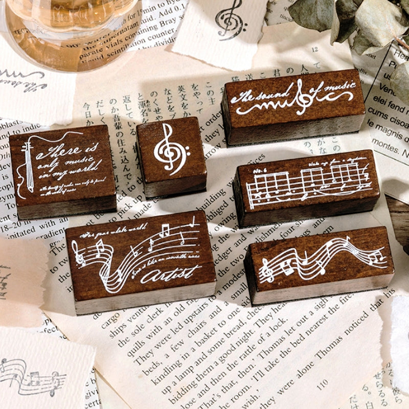Stamprints Time Like a Song Series Rubber Stamps 1
