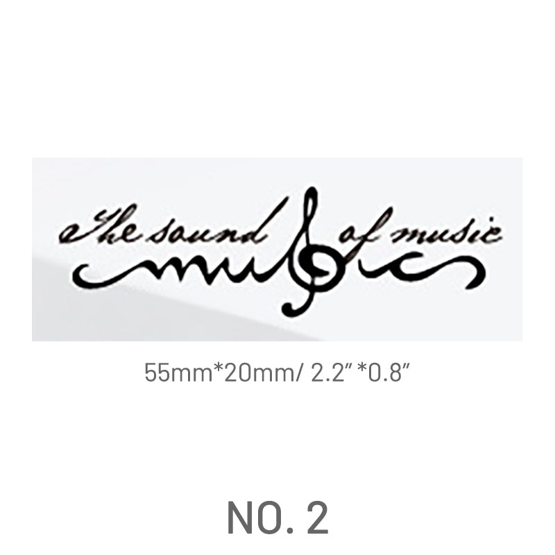 Stamprints Time Like a Song Series Rubber Stamps 5